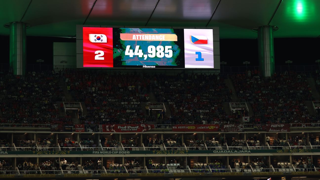 FIFA为世界杯出席数据辩护 韩国对捷克44985人数引争议